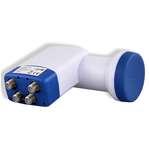 Digital Quad LNB SAT 4 Teilnehmer Full HD Digital HDTV Wetterschutz