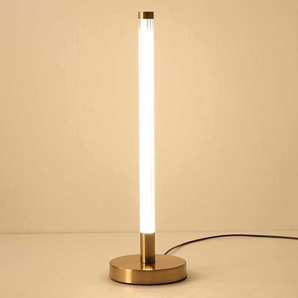 LED Desk Lamp Creative and Simple Bedroom Bedside Lamp Long Tube Desk Lamps for Home Office Eye-Caring Table Lamp for Working, Reading