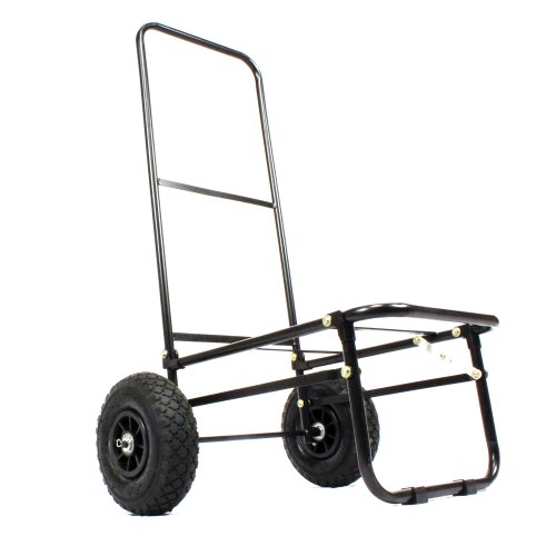 Koala Products Large Fold Flat Seat Box Fishing Trolley Clip Off Wheels