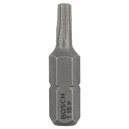 Bosch Professional Bit Extra-Hart für Innen-Torx-Schrauben (T15, Länge: 25 mm, 25 Stück)