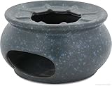 Bunzlauer Keramik Stövchen Ø13.9 cm, H=7.4 cm, Dekor ZIELON