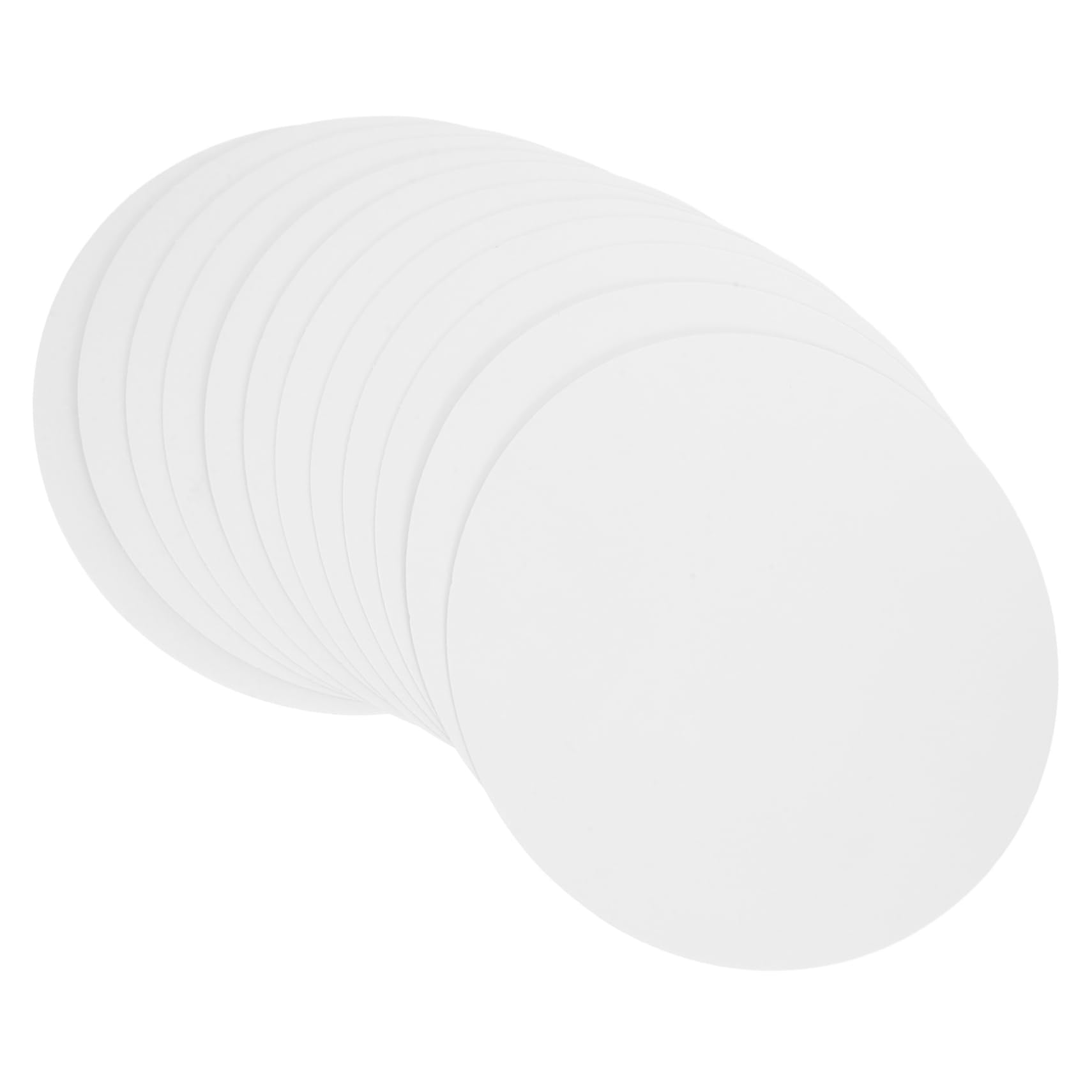 Luxshiny 12pcs Disposable Cake Circle Base Round Cake Serving Board for Pastry Dessert Trays Cardboard Plates for Birthdays Special Occasions