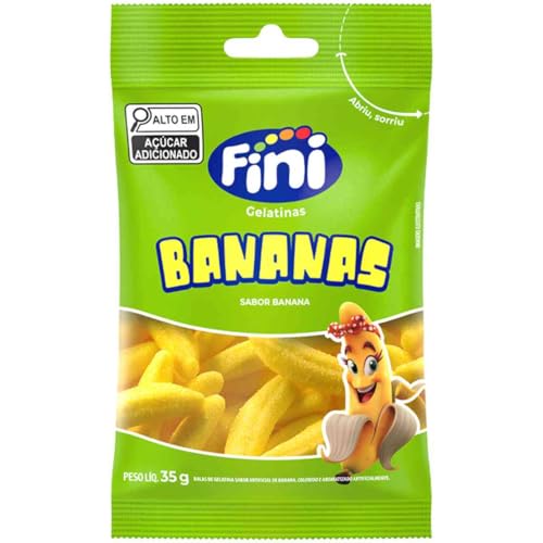 Bala Gelatina Bananas 10x35g Fini
