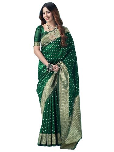 Image of Avantika Fashion Women's Kanjivaram Soft Silk Banarasi Sarees With Blouse Piece