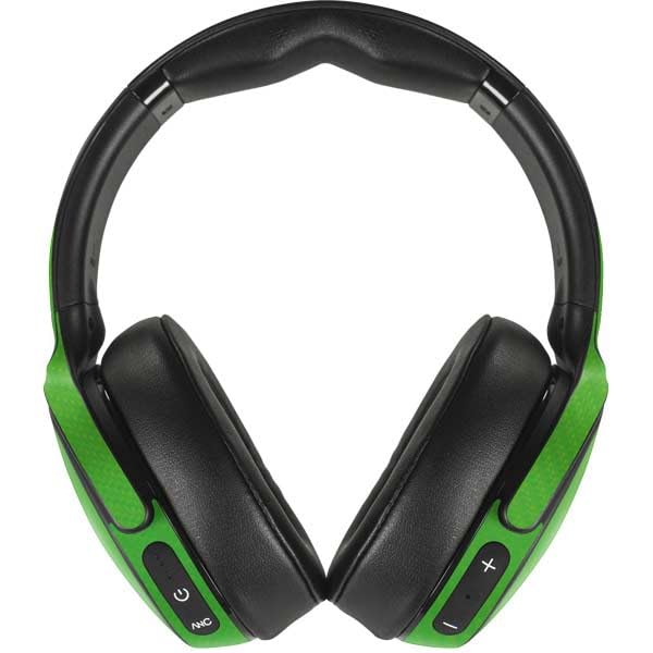 Skinit Decal Audio Skin Compatible with Skullcandy Venue - Green Carbon Fiber Specialty Texture Material Design