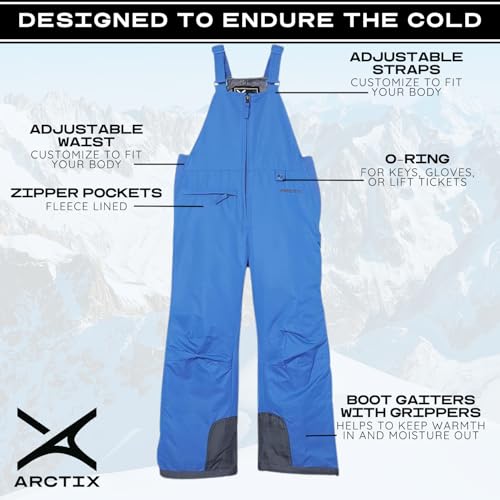 Image of Arctix Kids Insulated Snow Bib Overalls