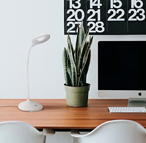 thesecrethome.es - Lámpara de Escritorio Led - Flexo Led para Estudiar, Leer y Trabajar - Lámpara de Mesa Base con o sin Pinza Incorporada- Carga USB (Modelo 18) - imagen 2