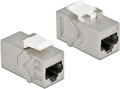 Delock Keystone Module RJ45 femelle vers RJ45 femelle Cat.6A