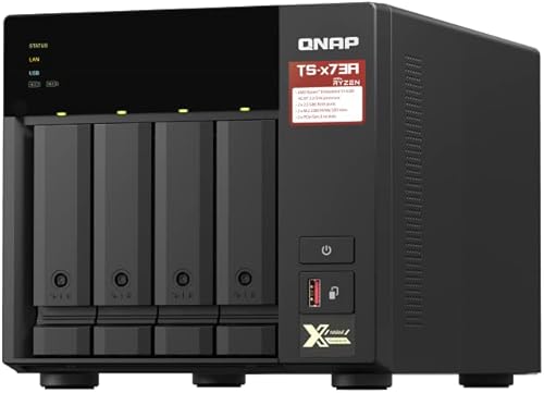 Miniatura 3 de QNAP Sistema de almacenamiento SAN/NAS TS-473A-8G, color negro