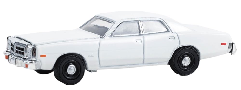 Hot Pursuit 43013N - 1977-78 Dodge Monaco Police Cruiser- White 1:64 Scale Diecast