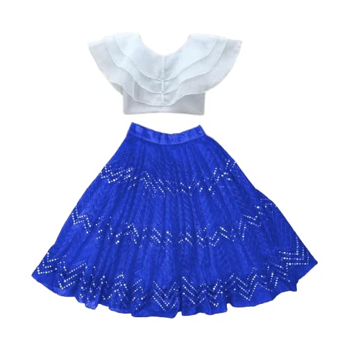 Image of Integrity baby girls net & orgenza lehanga choli (2-8 Years)