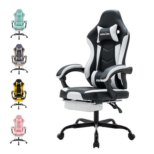 SUKIDA Gamers Choice Gaming Chair - Gaming Chairs for Adults 300lbs, Ergonomic Gamer Gamingchair...