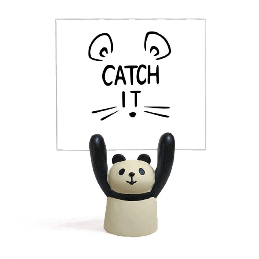 Support de mémo Catch it Mouse motif panda idée cadeau mignon pour collègue - 4