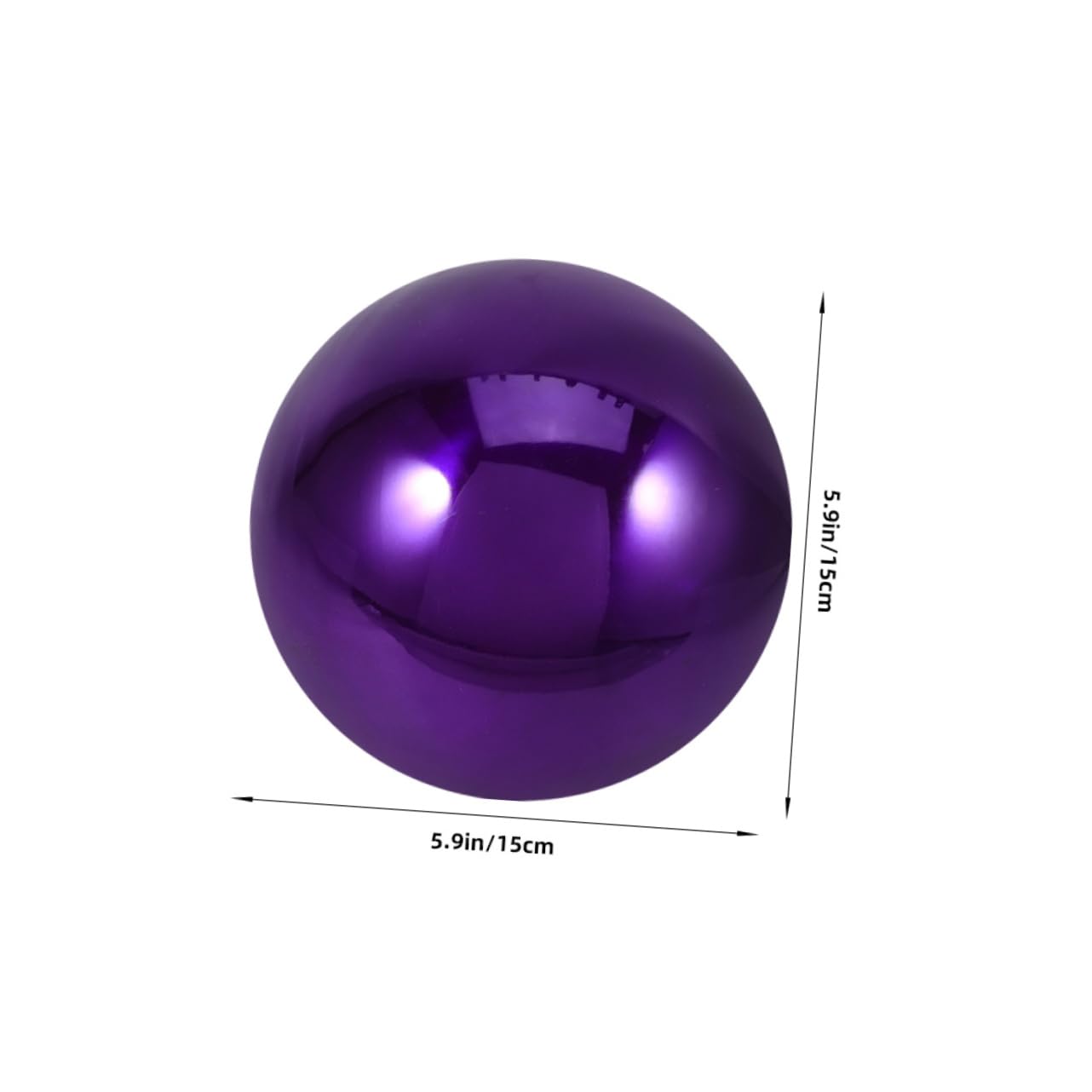 Abaodam Gazing Balls for Garden 2pcs Reflective Metal Balls Large for Garden Decorative Spheres