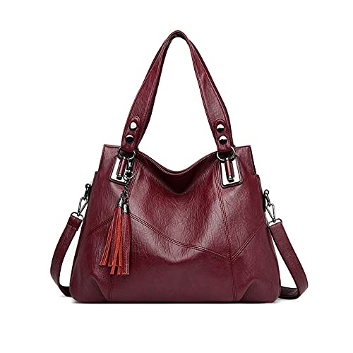 Image of Women's Fashion Handbag Shoulder Bag Hobo Bag Large Messenger Bag PU Leather Travel Work Dating Tote