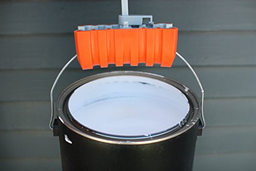 Bucket Hanger – for 1-5 Gallon Painting and Tool Buckets – Hands Free Ladder Hook for Paint Cans or Paint Buckets
