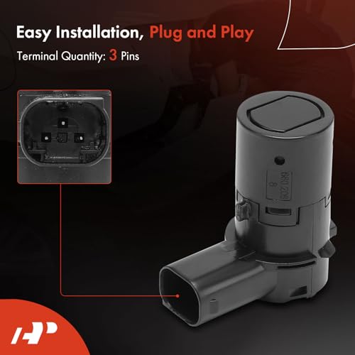 Image of A-Premium 4-PC Reverse Backup Parking Assist Sensor Compatible with Select Nissan Models - Titan 2004-2008 2010, Armada 2005-2007, Replace# 259947S200