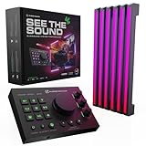 Audio Radar – Instantly See Footsteps, Gunfire & Vehicles in COD, PUBG, Apex, Rust & More – Works with Xbox, PlayStation & PC – Immersive RGB Gaming Lights for Monitors & TVs - for Deaf Gamers