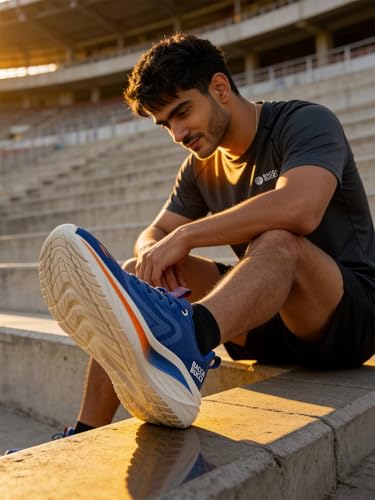 Image of Bacca Bucci Men Mesh Lace Up Running Shoes