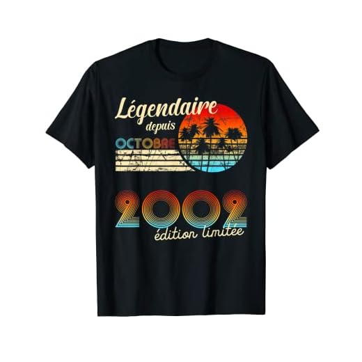 Cumpleaños Nacidos En Legendario Desde Regalo Octubre 2002 Camiseta
