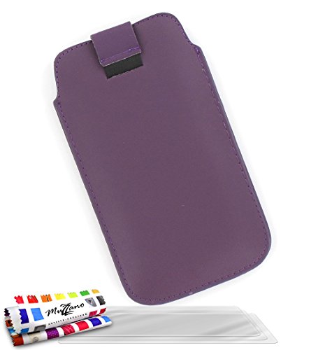  MUZZANO Originales Etui Dunkel lila Le Sweep Samsung I8730 / Galaxy Express + 3\