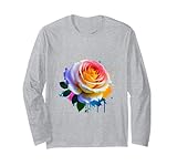 Watercolour Roses Valentines Romantic Floral Love