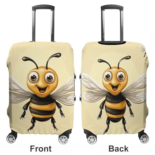 Carry on Luggage Cover Honey Bee Suitcase Covers for Luggages Tsa Approved Travel Luggage Sleeve Protector Elastic Suitcase Protector Anti-Scratch Washable Fits 19-30 Inch Case -S3