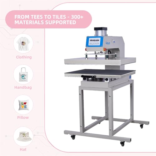 Prensa térmica neumática industrial 24x32 pulgadas 6000W miniatura 3