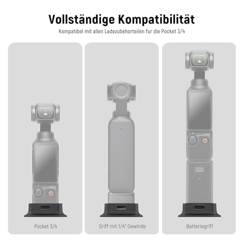 NEEWER Silikon Ständer Basis Kompatibel mit DJI Osmo Pocket 4P 4 3, AC020 – Ansicht 4