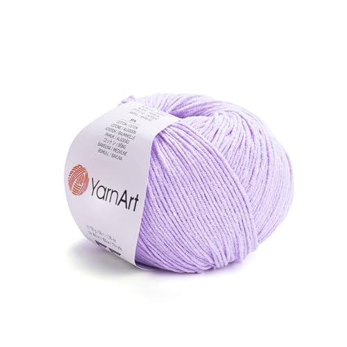 Image of YarnArt Genius Soft Cotton Acrylic Blend Yarn - Amigurumi, Crochet and Knitting -%55 Cotton-45% Acrylic, Craft Yarn for Kids and Adults Garments, Baby Items and Accessories, 174 yds / 50 g