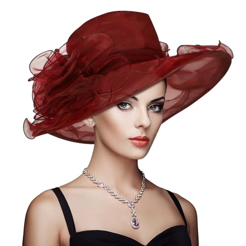 Sombrero Derby para Mujer 2025 Ecuestre Tea Party