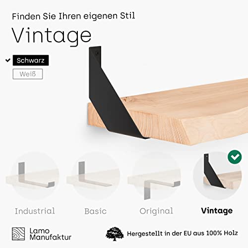 LAMO Manufaktur mensola in legno con bordo