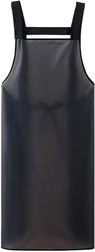 Delantal de cocina impermeable y a prueba de aceite, ligero, de secado rápido, delantal de carnicero unisex para picnics