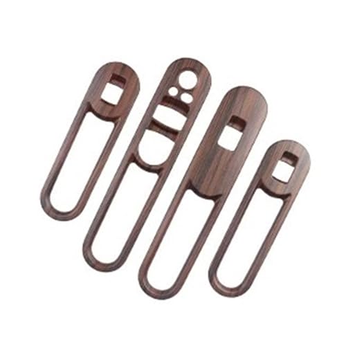 Coques lève-vitre Mini F54 aspect bois brun pour une finition intérieure premium