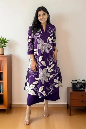 Image of Fashion Basket Wedani Cotton Printed Kurta Set for Women