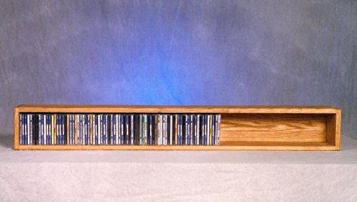 Wall Mount CD Storage (Honey Oak)