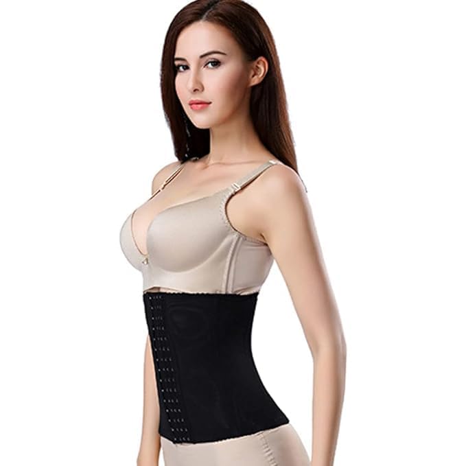 carteeo Steel-Boned Waist Trainer Corset for Women – Adjustable Tummy Control Body Shaper, 30-38 Waist Size, Postpartum Recovery & Hourglass Figure (Everyday Wear, Yoga, Running)-picture-50