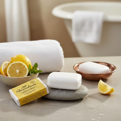 Image of Devotion LEMON FRESH Natural Bath Soap - Pack of 6 (75g Each) | Refreshing Citrus Scent | Moisturizing & Gentle on Skin