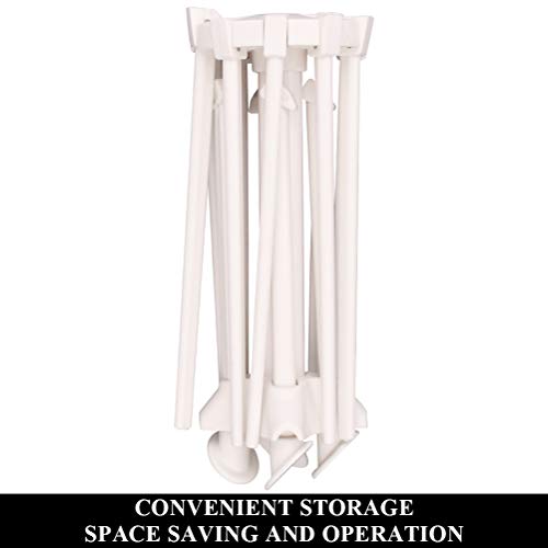 BUYGOO Pasta Drying Rack Noodle Stand with 10 Bar Handles Collapsible, Household Noodle Dryer Rack Hanging for Home Use, Spaghetti Drying Rack Noodle Stand for Making Fresh Pasta at Home