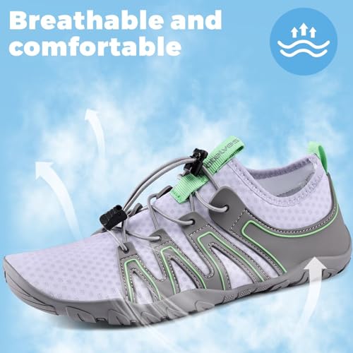 Image of WateLves Water Shoes Mens Womens Beach Swim Shoes Quick-Dry Aqua Socks Pool Shoes for Surf Yoga Water Aerobics