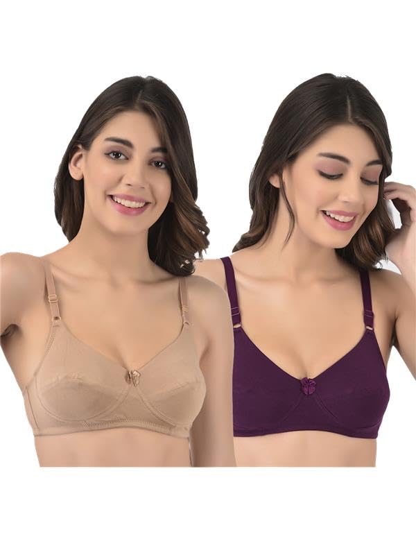 Image of Rupa Softline Women's Cotton Wire Free Classic Full Coverage Bra