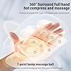 cotsoco Elektrische Handmassagegeräte,Kabelloses Handmassagegerät,Massagegerät mit Kompression und Heizung, das beste Geschenk für Familie und Freunde,Schwarz. #4