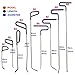 CYGOODS 182pcs/set Car Dent Dings Repair Puller Kit, Paintless Dent Removal Tools, Hail Damage Repair Tool,Dent Remover Big Tools Set for Auto Dent Repair Tools Shop