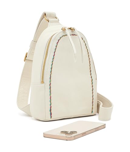 Image of HOBO Fern Leather Hands-Free Sling Bag with Adjustable Strap, Fashionable Style, Room for Wallets and Essentials