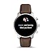 Fossil Men's Gen 4 Explorist HR Heart Rate Stainless Steel and Leather Touchscreen Smartwatch, Color: Silver, Brown (Model: FTW4015)