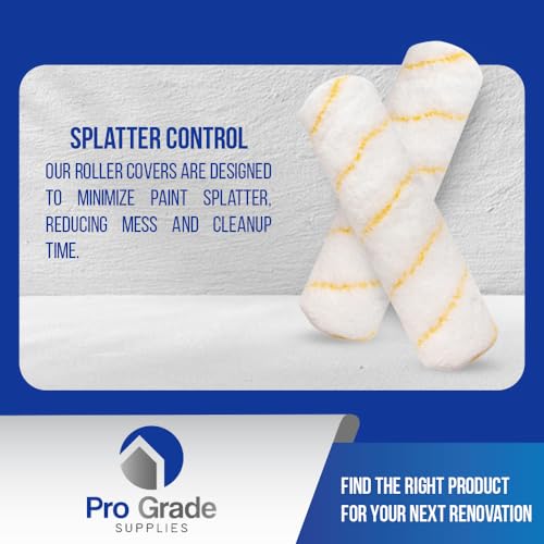Pro Grade - Paint Roller Covers - 1/2 X 9 Inch Microfiber 5 Pack - Image 7