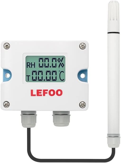 Digital Tester LCD Digital Screen Humdity Transducer 4-20mA Output Temperature and Humidity Transmitter Sensor (Color : Ducted Type)