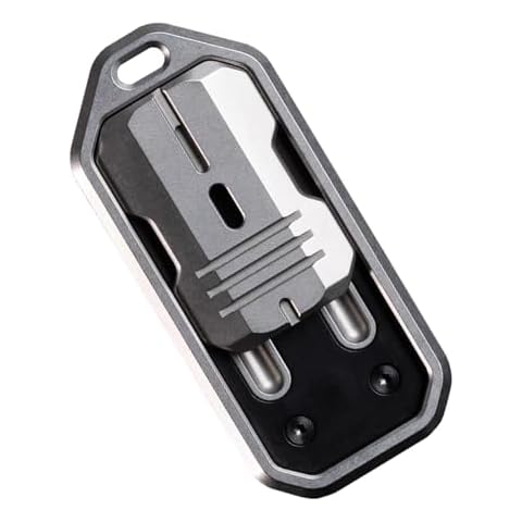 DjuiinoStar Premium Fidget Slider (Stainless Steel), Luxury Push Slider, Addictive Fidget Toy, Unique Necklace Pendant, Good Thing to Occupy Your Hand, Best 'Fidget Jewelry' for Fidget Fans DFS-52 Cover