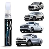 COSLAKE Car Touch Up Paint(Star White Metallic Tri-Coat(AZ)) for Ford, Car Paint Scratch Repair Kit, Quick & Easy Solution to Repair, 2 in 1 Scratch Remover Pen with 2PCS Disposable Micro Applicators