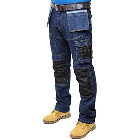 Prime Men's Multi Pocket Work Jeans Cover